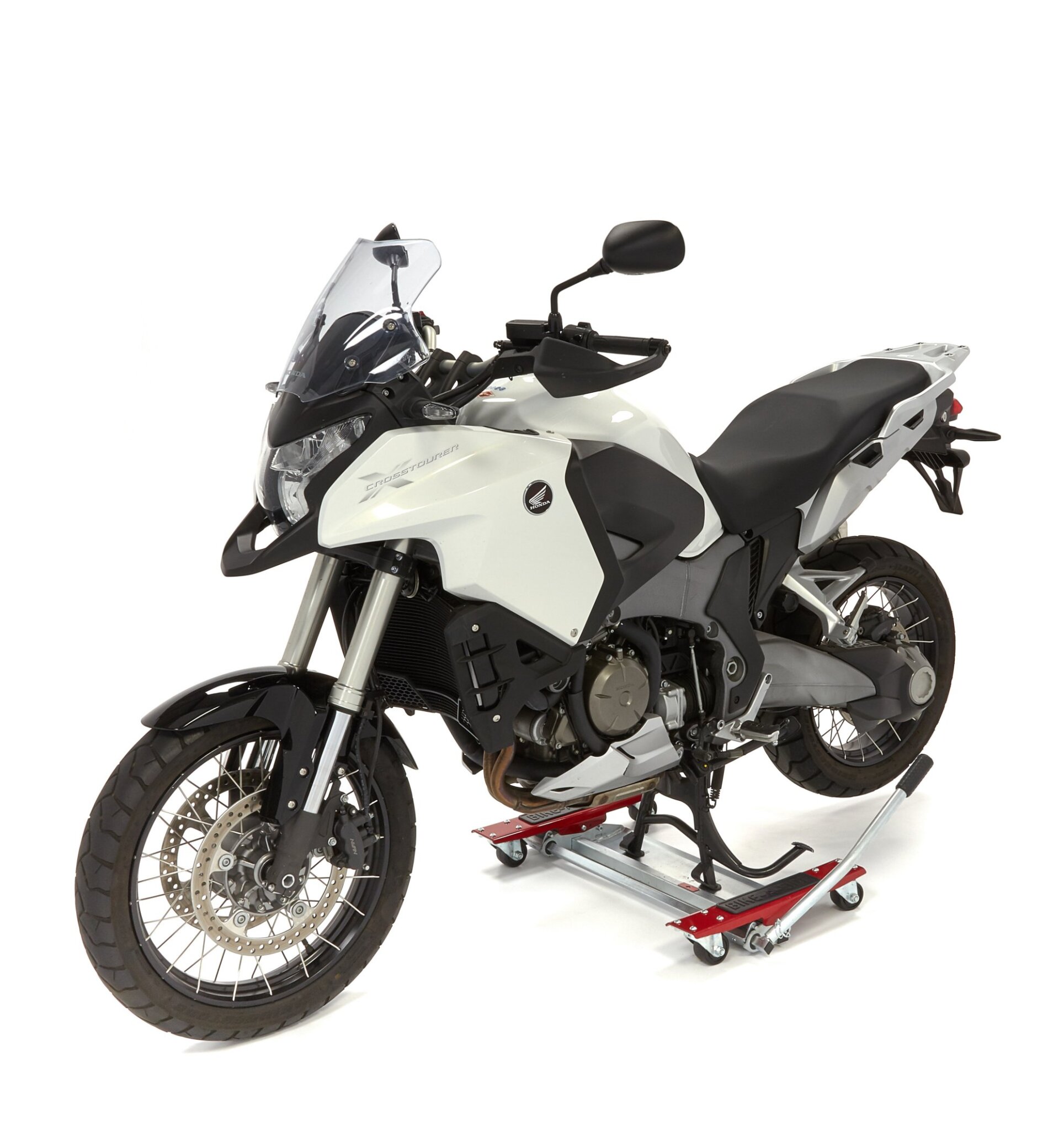 Aide à la manœuvre moto range-moto stationnement béquille latérale 560kg  max. Helloshop26 16_0002533 - Conforama